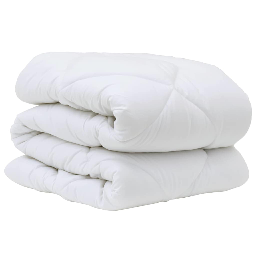 Decke mit Kissen mit Kissen 2 pcs Weiß Mikrofaser